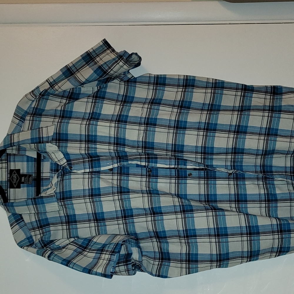 SGR Men’s Button down short sleeve shirt 3XL